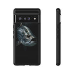 Tarpon Fishing Phone Case, Saltwater Portrait Black Cover, Gift