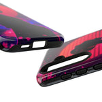 Neon Geisha Silhouette Phone Case | Tough Cover
