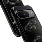 Black 300ZX Sports Car Tough Phone Case - Multi View
