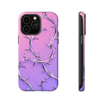 Chrome Thorn Vine Phone Case Vaporwave Tough Cover