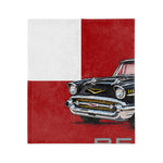 1957 Chevy Bel Air Hardtop Classic Car Blanket | Velveteen Microfiber