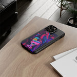 Neon Parrot Cocktails phone case | Tough Cases