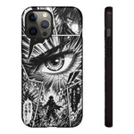 Manga Speed Lines Art Tough Phone Case