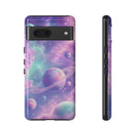 Pastel Galaxy Planet Vaporwave Art Tough Phone Case