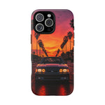 Fox Body Mustang Sunset Tough Phone Case - Palm Boulevard Poster