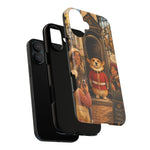 Corgi Royal Guard phone case | Cute British corgi soldier illustration