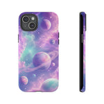 Pastel Galaxy Planet Vaporwave Art Tough Phone Case