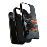 1966 GTO Orange Rainy City Tough Phone Case Cover Gift Art