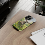 Playful Dog in Meadow Great Dane phone case | Puppy Art Tough Cover