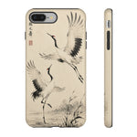 Red-Crowned Crane Sumi-e Art Tough Phone Case
