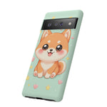 Shiba Inu Kawaii Chibi Smile Pet Dog Art Tough Phone Case