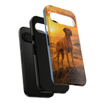 Rhodesian Ridgeback African Savanna Art Tough Phone Case