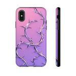 Chrome Thorn Vine Phone Case Vaporwave Tough Cover