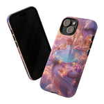 Floating Pool Deck Phone Case, Pastel Cloud 3D Render Cover