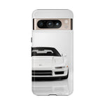 White NSX Phone Case, Retro 90s JDM Supercar Cover, Gift for Car Lovers