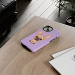French Bulldog Bat Ears Kawaii Pet Dog Art Tough Phone Case