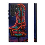 Neon Cowboy Boot phone case | High Noon Saloon design