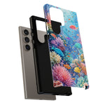 Underwater Coral Reef Phone Case | Colorful Tropical Fish Ocean Scene