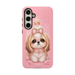 Shih Tzu Princess Kawaii Chibi Puppy Pet Dog Art Tough Phone Case