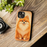 Pomeranian Tiny Fox Fluffy Art Tough Phone Case