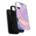 You Are Enough phone case | pastel cloud affirmation protective case