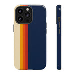Retro Rainbow Stripe Phone Case | Tough Phone Case