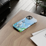 Copy of Silver Butterflies Tough Case | Blue Sky Water Droplets Phone Cover
