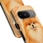 Pomeranian Tiny Fox Fluffy Art Tough Phone Case