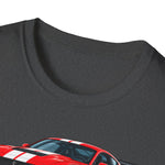 Red 2025 GT350 Muscle Car T-Shirt | Racing Mustang Graphic Tee
