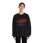 1971 Mustang Boss 351 Ford Classic Muscle Car Graphic Crewneck Sweatshirt