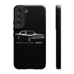 Vintage Galaxie 500 Phone Case | Classic Car Illustration, Black