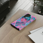 Neon Cyber Geisha phone case | Tough Case