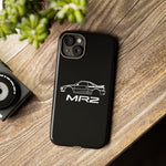 MR2 White Side Silhouette JDM Tough Phone Case Cover Gift
