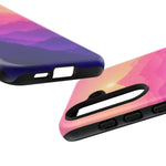 Pastel Mountain Haze Vaporwave Art Tough Phone Case