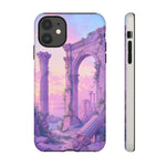 Roman Ruins Pastel Sky Vaporwave Art Tough Phone Case