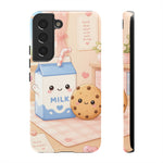 Milk Cookie Phone Case Cute Food Kawaii Tough Cover Gift Art
