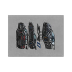 2019 ZR1 C7 Illustration Velveteen Blanket | Triple View Sports Car