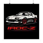 1988 Chevy Camaro IROC-Z Poster Wall Art Print Classic Muscle Car Garage Decor