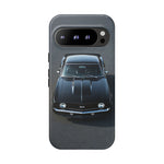 1969 Camaro SS Black Overhead Tough Phone Case Cover Gift Art