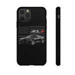 Black ZL1 Camaro Phone Case Muscle Car Tough Cover Gift Art