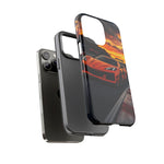 Orange C8 Z06 Flat Plane V8 Speed Art Tough Phone Case