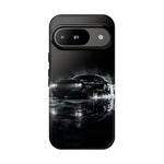 Black Sports Car Illustration 2023 Challenger SRT phone case | Car Drift Reflection