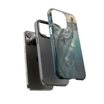 Striped Bass Phone Case, Sunset Topwater Strike Cover for Anglers