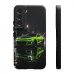 Camaro ZL1 Neon Green Muscle Car phone case | Tough Cover