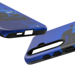 Blue Mustang Art Phone Case, GT500 American Muscle Car Tough Cover for Men