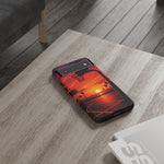 Basketball Court Sunset Phone Case | Tough Phone Case