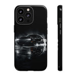 Black Sports Car Illustration 2023 Challenger SRT phone case | Car Drift Reflection