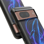 Neon Holographic Whale Phone Case | Tough Case
