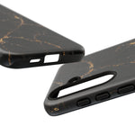 Black Gold Marble Pattern Phone Case | Tough Case