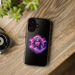 Weeping Angel Statue Vaporwave Phone Case Gothic Cosmic Tough Case